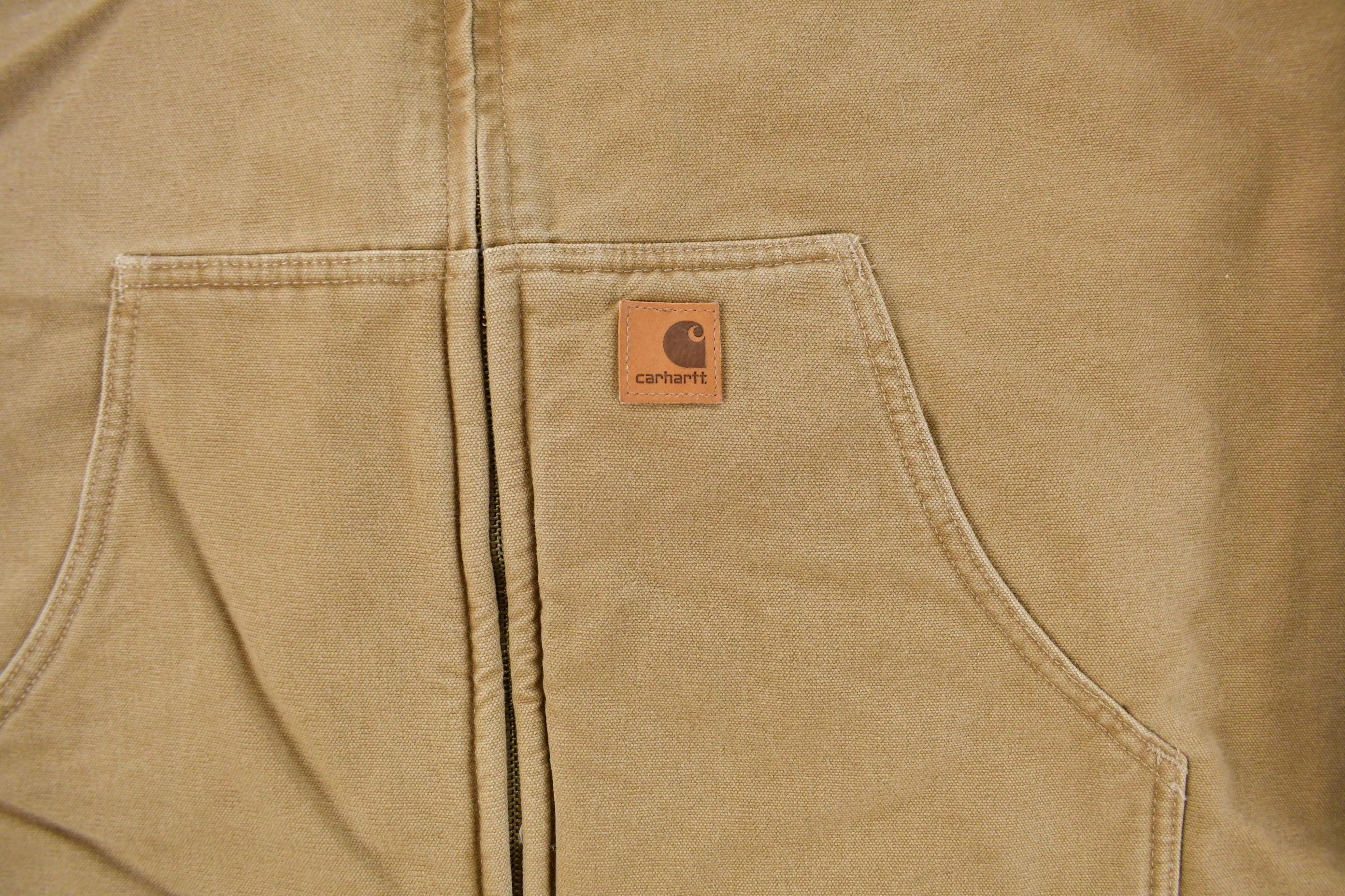 Vintage 1990s Carhartt Sherpa Lined Jacket Men's 2XL