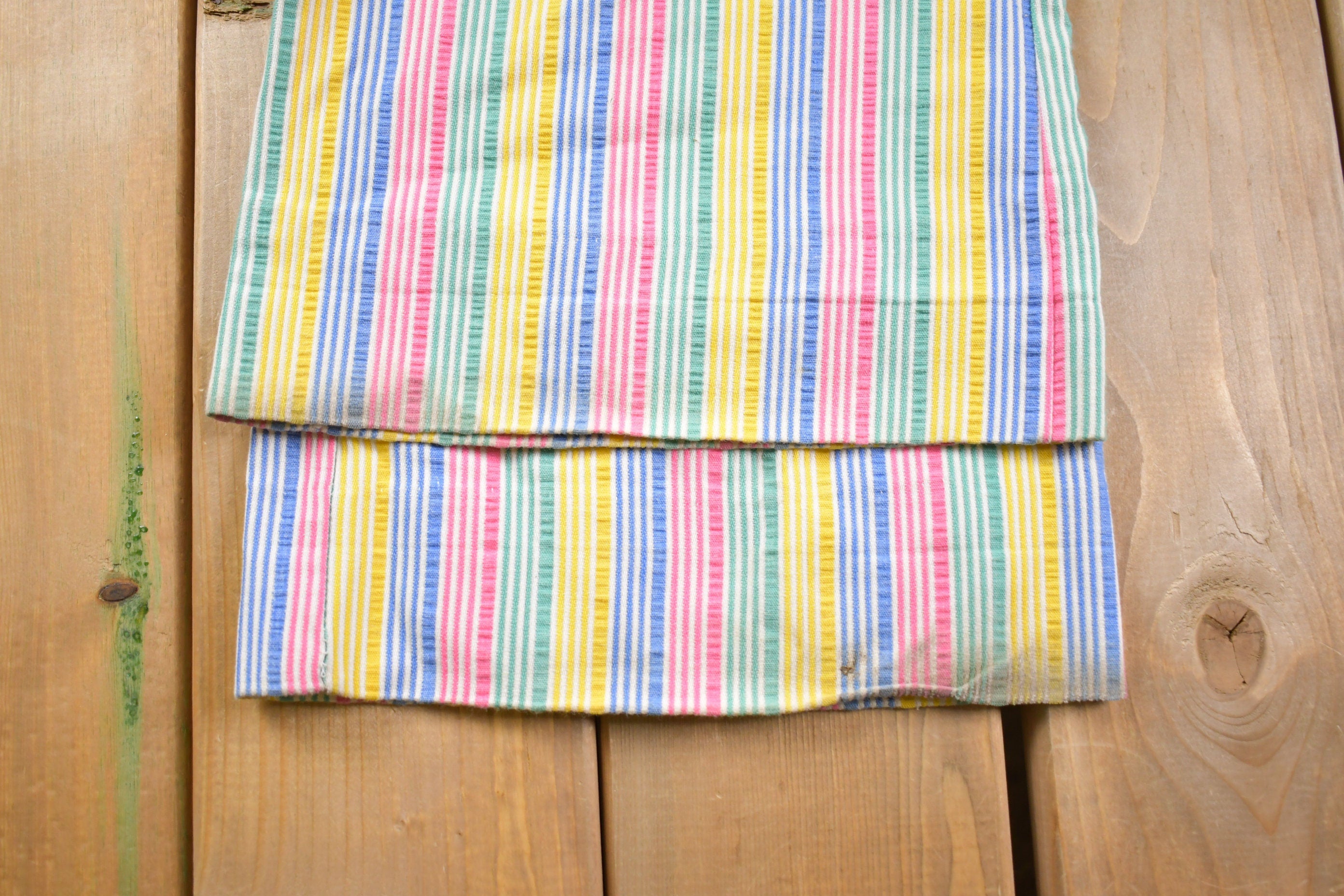Vintage 1970s Colorful Stripped Bell Bottom Pants Size 23 x 31