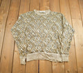 Vintage 1990s Rene Lezard Femme & Homme Knit Crewneck Sweater