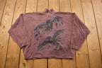 Vintage 1990s Abstract Birds Crewneck Sweatshirt