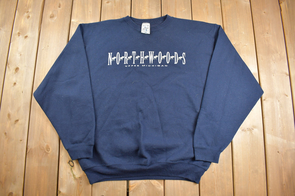 Vintage 1990s Alore Upper Michigan Crewneck Sweatshirt