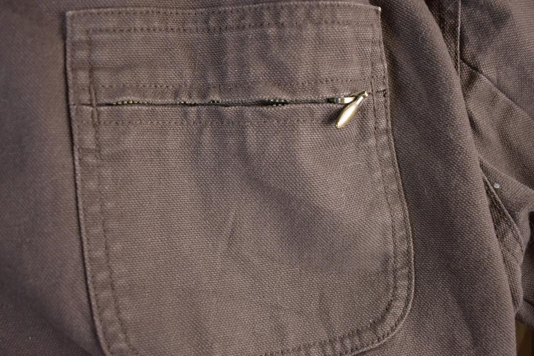 Vintage 1990s LL Bean Collared Workwear Jacket Made In USA