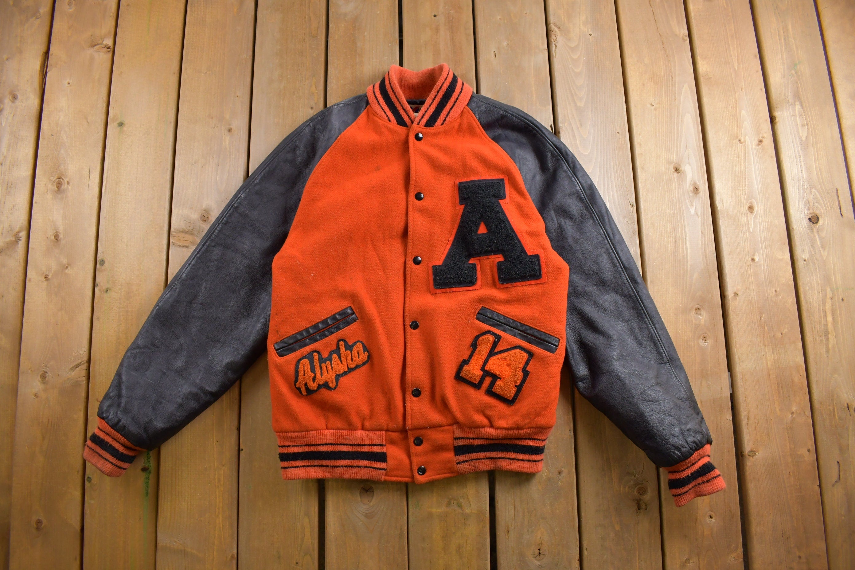 Vintage 1990s Meca Orioles Varsity Jacket