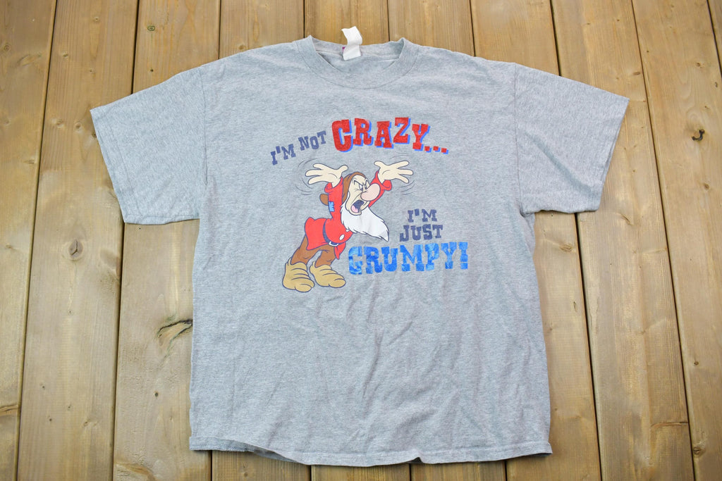 Vintage 1990s Grumpy Disney Cartoon Promo T-Shirt