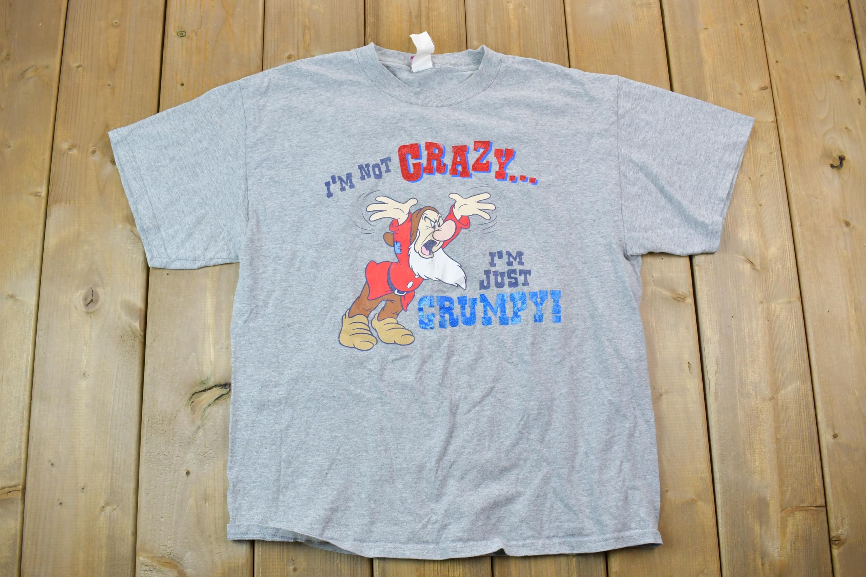 Vintage 1990s Grumpy Disney Cartoon Promo T-Shirt