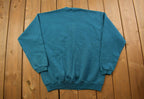 Vintage 1990s Tultex Blue Blank Crewneck Sweatshirt