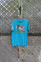 Vintage 1999 Forever Free American Pride Eagle Theme T-shirt