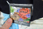 Vintage 1990s Wearin The World All Over Print World Map Full Zip Windbreaker Jacket