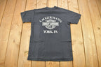 Vintage 1980s Laugerman's Harley Davidson York PA Bald Eagle Graphic T-Shirt