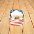 Vintage 1990s Colonial American USA Patriotic Hat