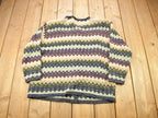 Vintage 1990s Dress Barn Striped Knitted Cardigan Sweater  Vintage Cardigan  Button Up  Cozy Sweater