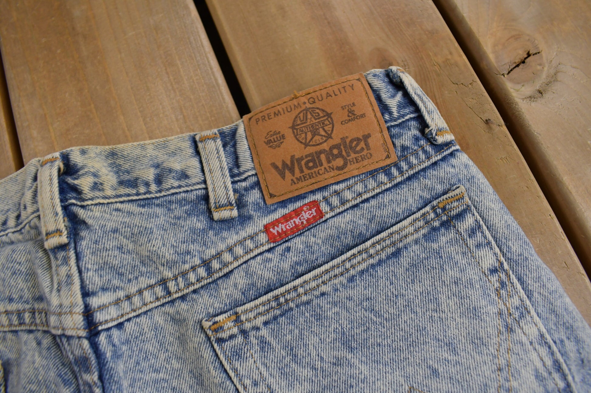 Vintage 1970s Wrangler Western Style Jeans Size 32 x 29