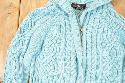 Vintage Y2K Takeout Cable Knit Cardigan Sweater Women's XS