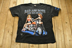 Vintage 1993 3D Emblem Hawaii Biker Loud Pipes T-Shirt