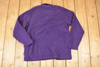 Vintage 1990s Disney Eeyore Winnie The Pooh Fleece Quarter Zip Sweater Women's M