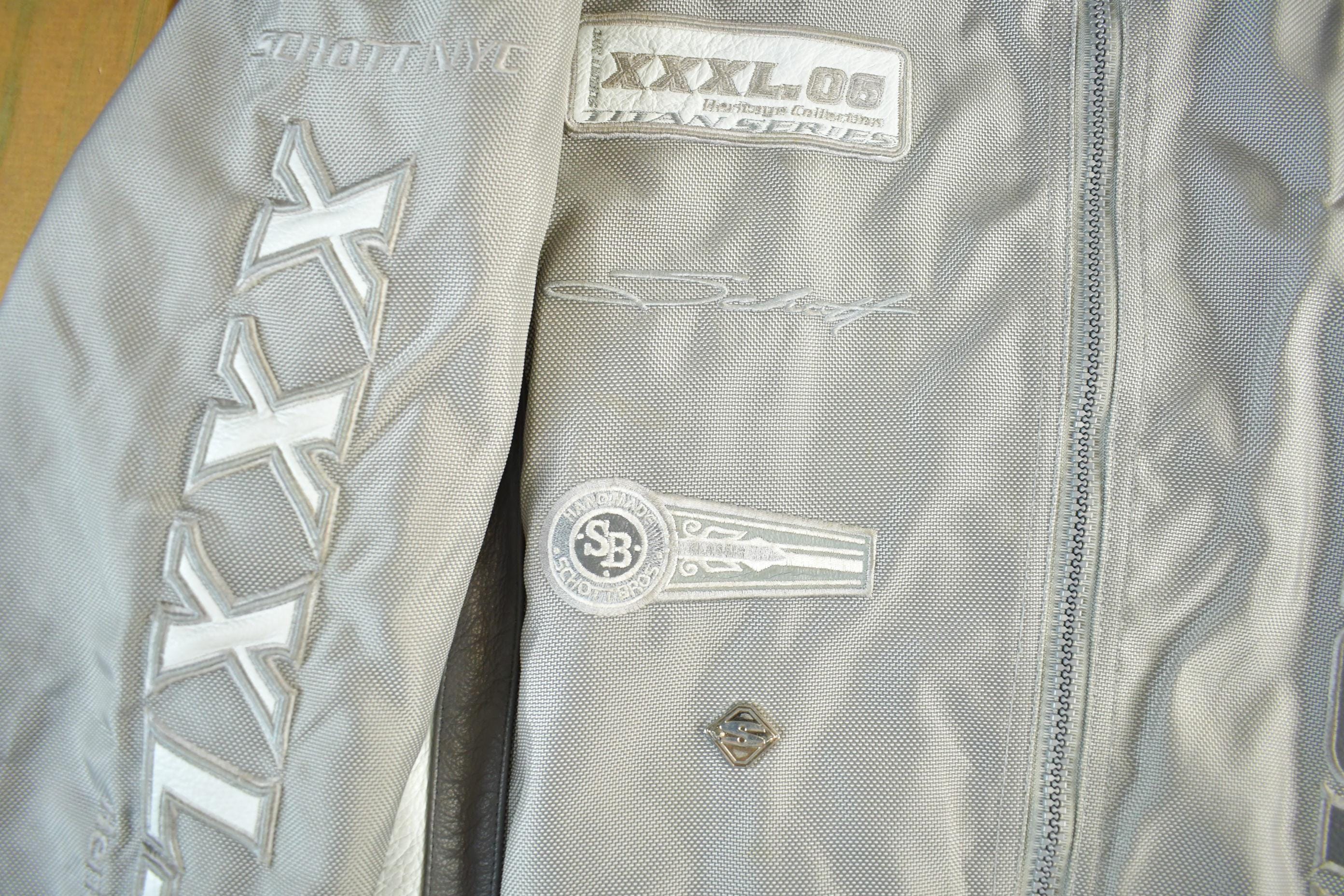 Vintage Y2K Schott Motorcycle Leather Jacket Men's 2XL