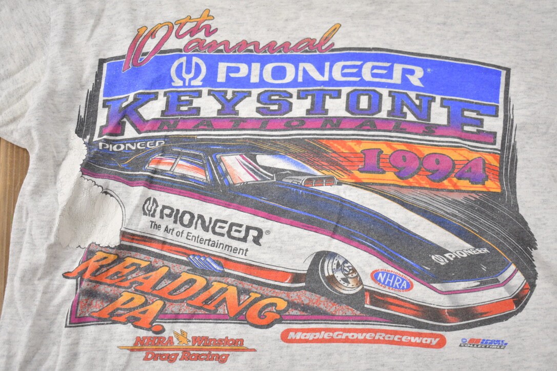 Vintage 1994 10th Annual Pioneer Keystone Racing T-Shirt