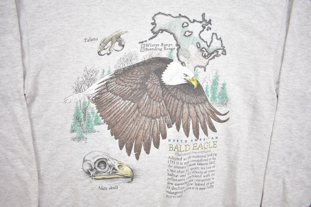 Vintage 1990s North American Bald Eagle Crewneck