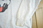 Vintage 1990s Husky Dog Crewneck Sweater Made In USA - Large