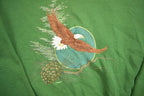 Vintage 1990s Flying Bald Eagle Crewneck Sweatshirt