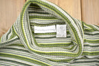 Vintage 1990s Paris Sport Club Striped Turtle Neck Sweatshirt