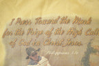 Vintage 1990s Philippians 3:14 Cowboy Horse Crewneck Sweatshirt