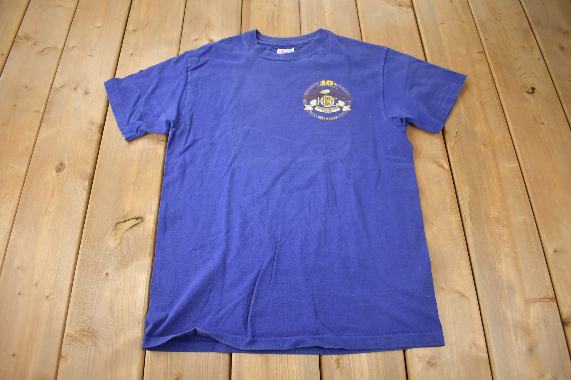 Vintage 1993 Canadian National HOG Rally Harley Davidson Motorcycles Single Stitch Graphic T-Shirt Made In USA