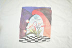 Vintage 1990s Floral I Will Thrive T Shirt Men's XL