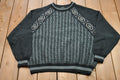 Vintage 1980s President Stone Abstract Knitted Crewneck Sweater