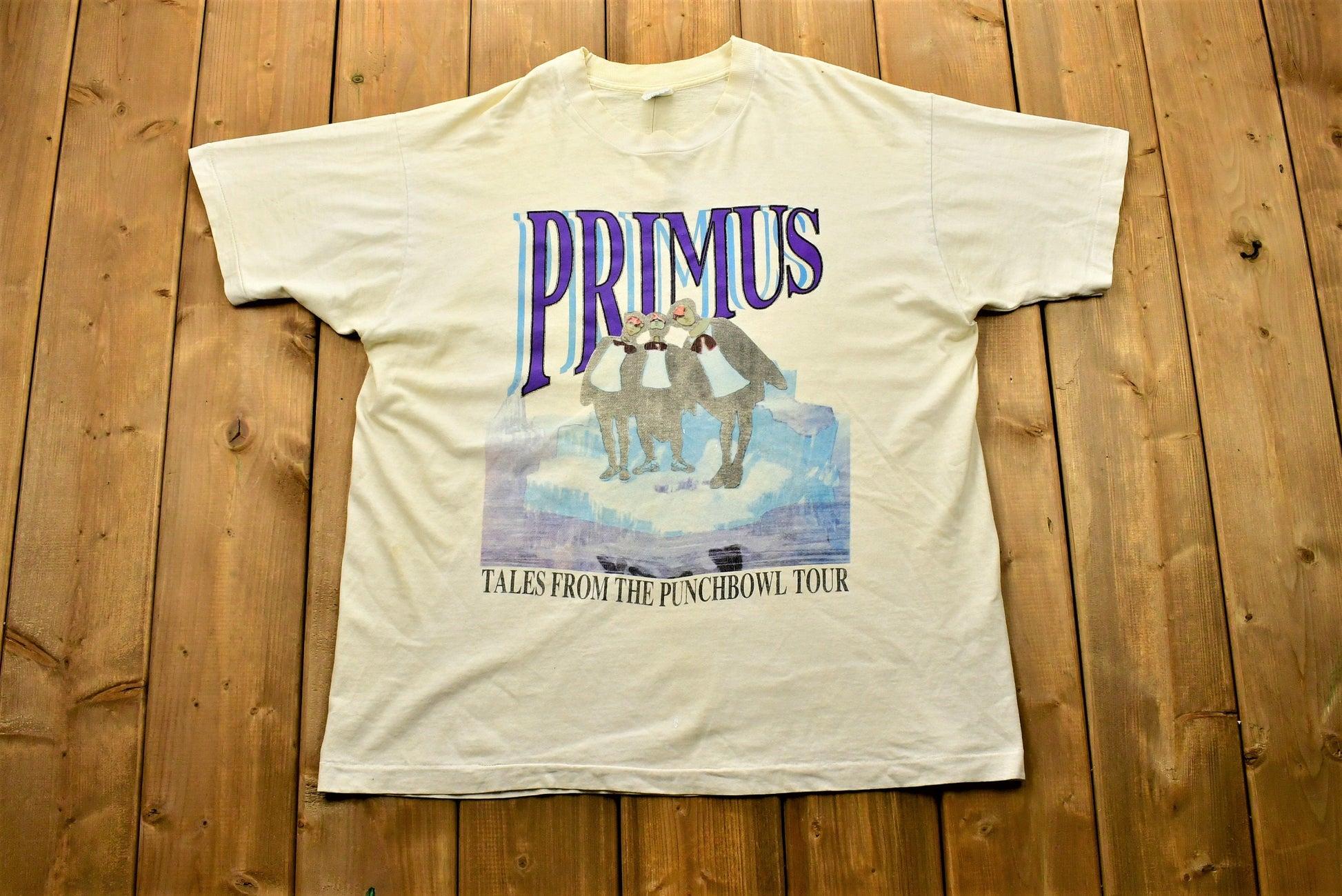 Vintage 1995 Primus Tales From The Punchbowl Tour Band T-shirt