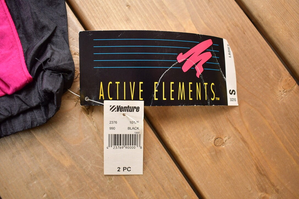 Vintage 1980s Active Elements Abstract Windbreaker Jacket