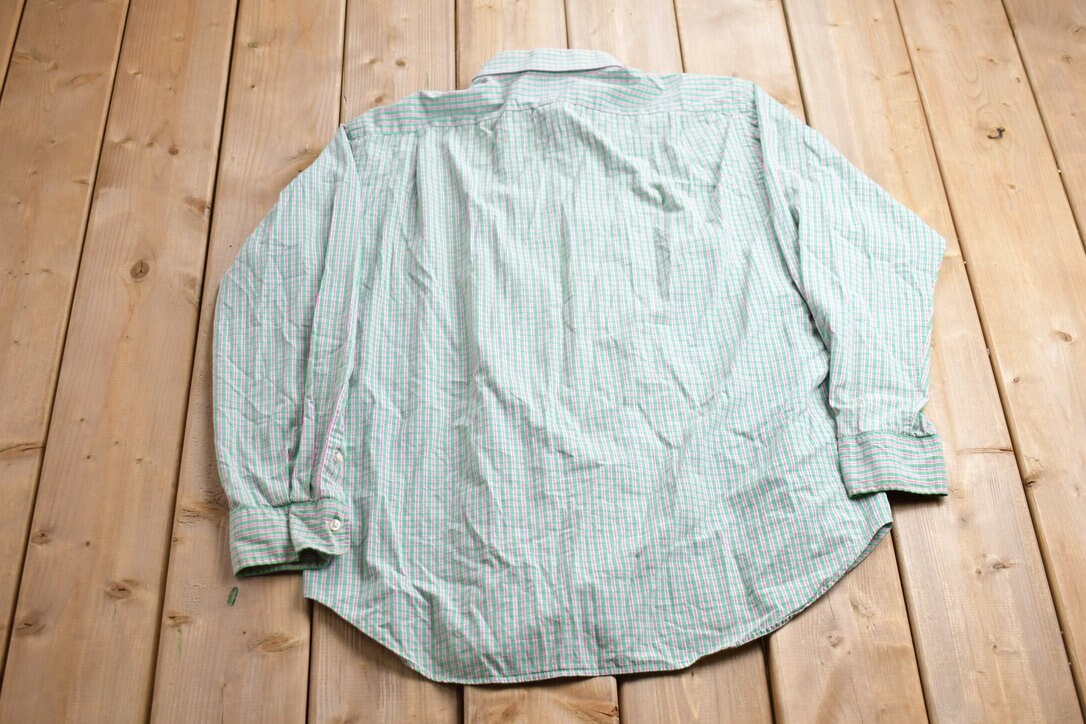 Vintage 1990s Polo Ralph Lauren Plaid Button Up Shirt