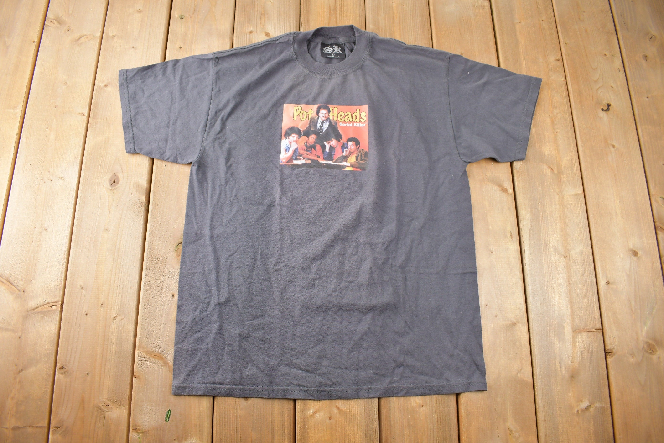 Vintage 1990s Serial Killer Band Tee Made in USA Size Large