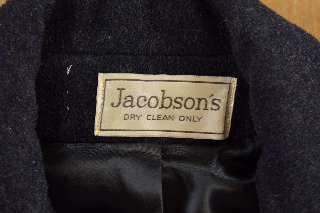 Vintage 1990's Jacobson's Wool Trench Coat