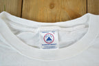 Vintage 2001 Cherry Blossom 10k Run Souvenir Single Stitch Graphic Print T-Shirt