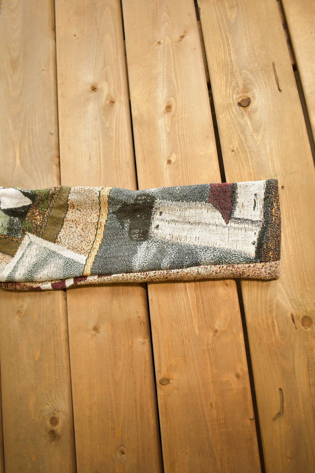 Vintage 1990s Fishing Themed Quilt Jacket