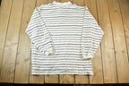 Vintage 1990s Chaps Ralph Lauren Knit Abstract Pattern Quarter Button Sweater
