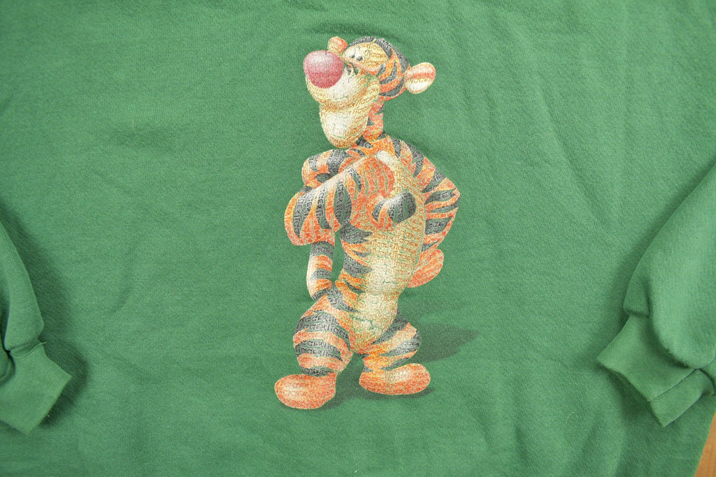 Vintage 1990s Walt Disney World Tigger Graphic Disney Crewneck