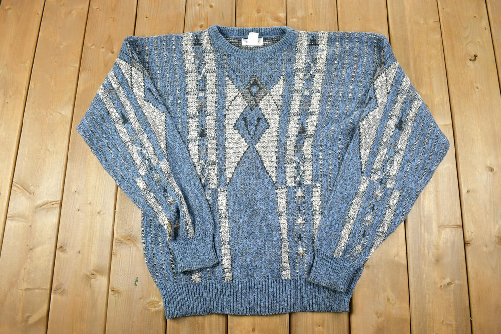 Vintage 1990s Damon Tall Man Knit Crewneck Sweater