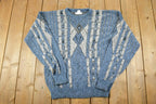 Vintage 1990s Damon Tall Man Knit Crewneck Sweater