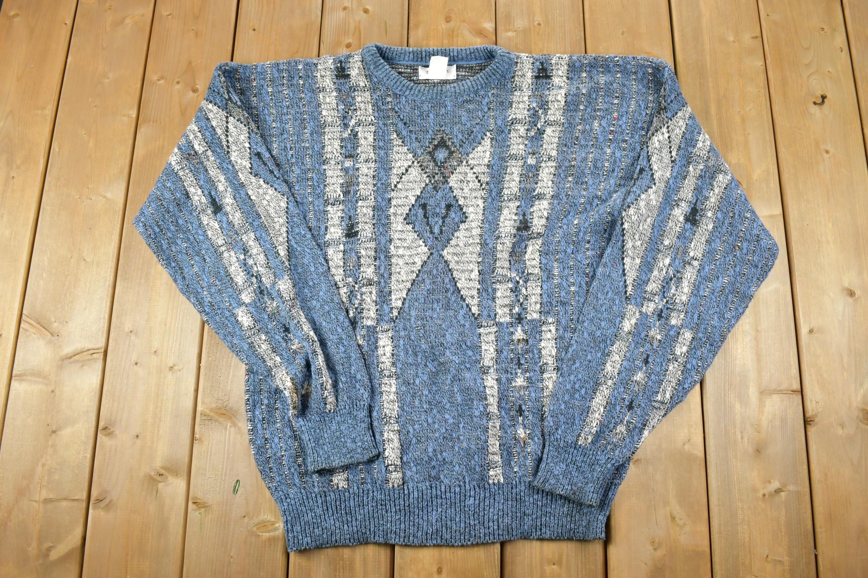 Vintage 1990s Damon Tall Man Knit Crewneck Sweater