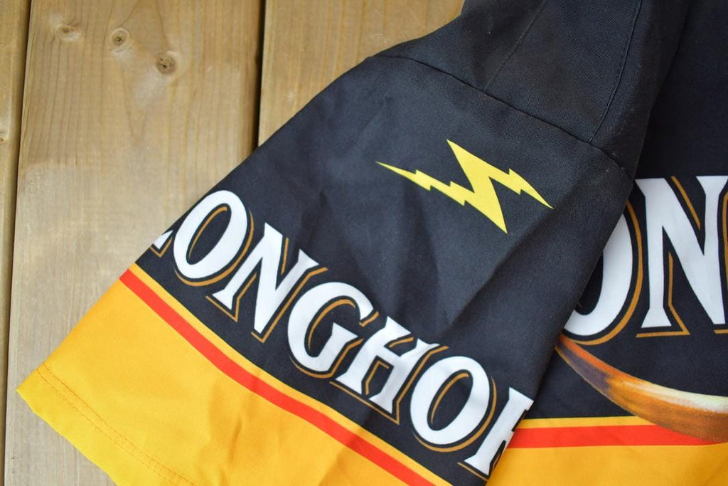 Vintage 1990s Impact Racing Longhorn All Over Print Button Up Shirt