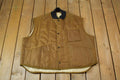 Vintage 1980s Lined Button Snap Workwear Vest - XXL