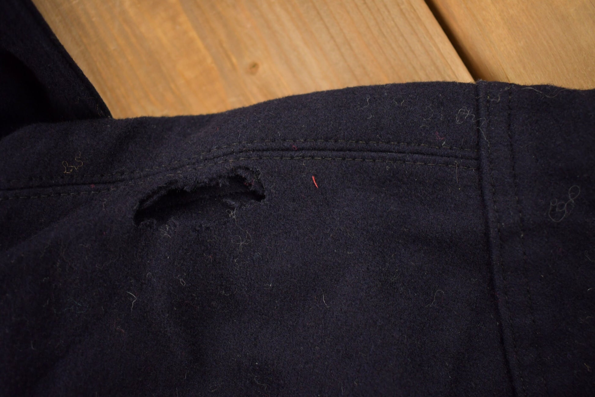 Vintage 1940s Navy Naval Wool Sweater