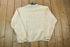 Vintage 1990s Garden Tools Cute Crewneck Nutmeg Sweater /