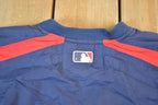 Vintage 1990s Minnesota Twins Majestic Quarter Zip MLB Baseball Windbreaker Jacket