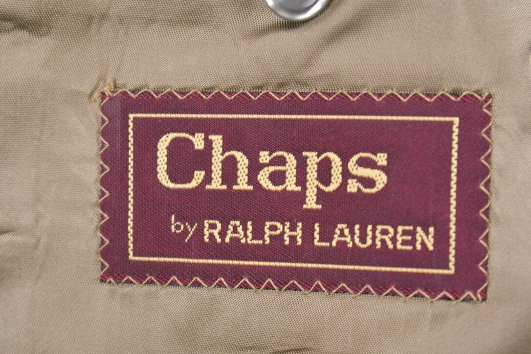 Vintage 1990s Chaps By Ralph Lauren Plaid Blazer