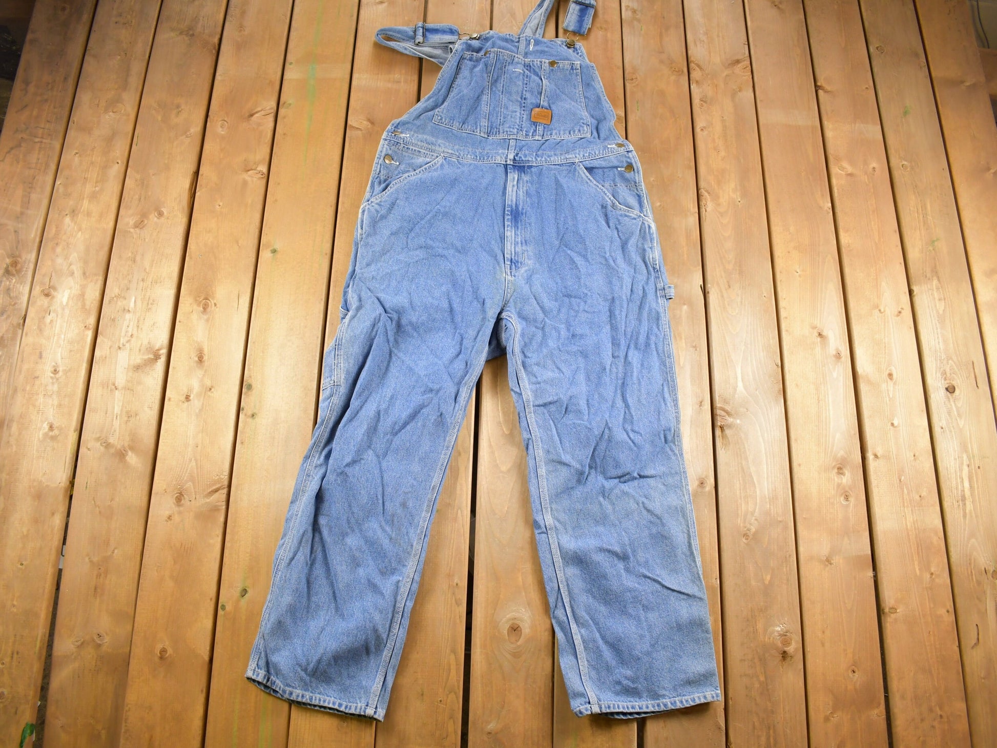 Vintage 1990s Walls Denim Jean Overalls Size 40 x 28