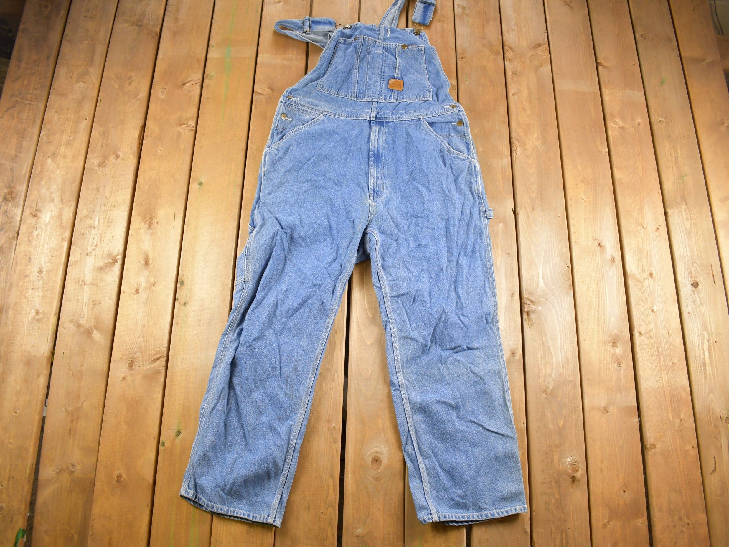 Vintage 1990s Walls Denim Jean Overalls Size 40 x 28