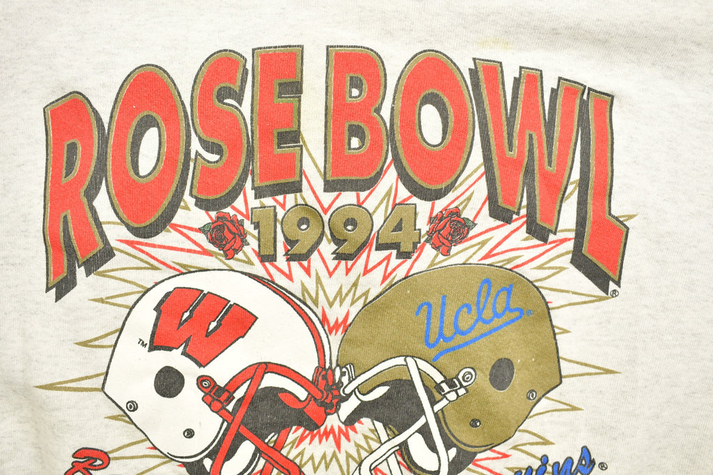 Vintage 1990s Rose Bowl Ucla Bruins Wisconsin Badgers NFL Crewneck Sweatshirt